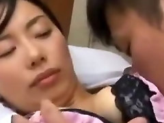 Sleeping asian nurse
