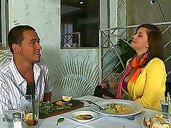 Hot guy has a date wiht Sara Stone today! They enjoy amazing beach bicycle trip and dinner together. After the meal they set to a private casino room where they play poker with their mates! The bet is a hard deepthroat blowjob!