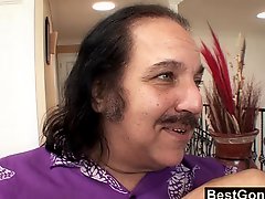 Ron Jeremy strikes again with his big cock